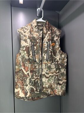 First Lite Men's Camo Hunting Vest - Multicolor Earth Tones